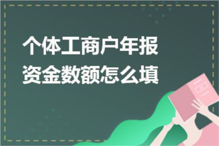 個(gè)體工商戶年報(bào)資金數(shù)額怎么填